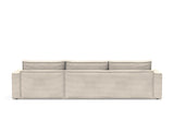 Newilla sovesofa med chaiselong i 594 Corduroy Ivory, set bagfra