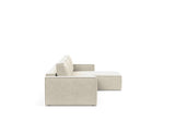 Newilla sovesofa med chaiselong i 357 Taura Off White, set fra siden