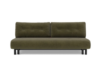 Nabli sovesofa i 316 Cordufine Pine Green, set forfra