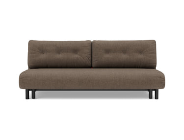Nabli sovesofa i 411 Esina Cedar Brown, set forfra
