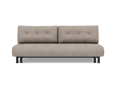 Nabli sovesofa i 472 Yuveno Warm Grey, set forfra