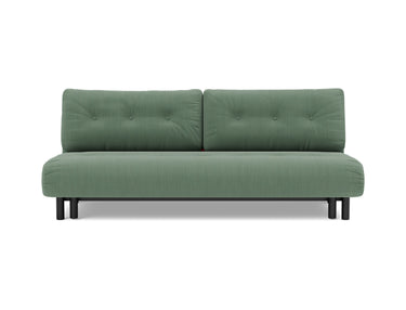 Nabli sovesofa i 518 Elegance Green, set forfra