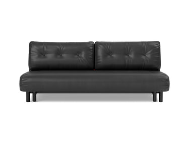 Nabli sovesofa i 550 Faunal Black, set forfra
