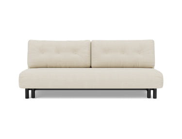 Nabli sovesofa i 594 Corduroy Ivory, set forfra