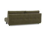 Nabli sovesofa i 316 Cordufine Pine Green, set skråt bagfra