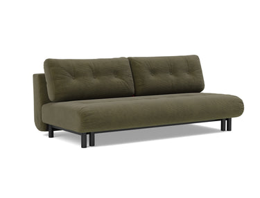 Nabli sovesofa i 316 Cordufine Pine Green, set skråt forfra