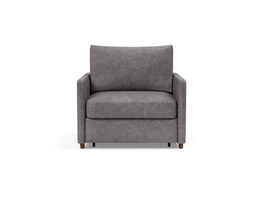 Neah stol med slim armlæn i 282 Avella Warm Grey, set forfra