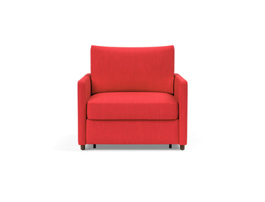 Neah stol med slim armlæn i 511 Elegance Red, set forfra