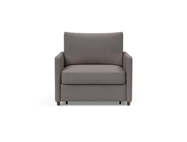 Neah stol med slim armlæn i 521 Mixed Dance Grey, set forfra