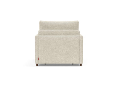 Neah stol med slim armlæn i 357 Taura Off White, set bagfra