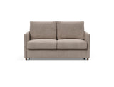 Neah 140 sovesofa med slim armlæn i 318 Cordufine Beige, set forfra
