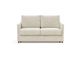 Neah 140 sovesofa med slim armlæn i 357 Taura Off White, set forfra