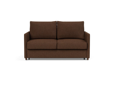 Neah 140 sovesofa med slim armlæn i 359 Taura Cappuccino, set forfra