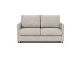 Neah 140 sovesofa med slim armlæn i 471 Yuveno Sand, set forfra
