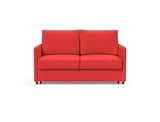 Neah 140 sovesofa med slim armlæn i 511 Elegance Red, set forfra