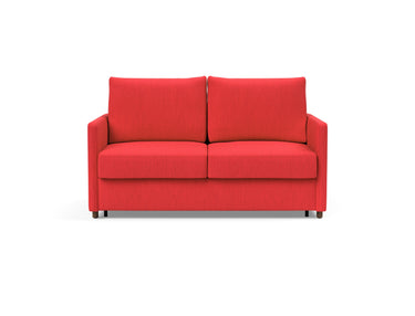 Neah 140 sovesofa med slim armlæn i 511 Elegance Red, set forfra