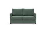 Neah 140 sovesofa med slim armlæn i 518 Elegance Green, set forfra