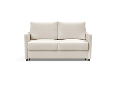 Neah 140 sovesofa med slim armlæn i 531 Bouclé Off White, set forfra