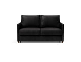 Neah 140 sovesofa med slim armlæn i 550 Faunal Black, set forfra