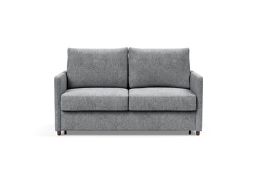 Neah 140 sovesofa med slim armlæn i 565 Twist Granite, set forfra