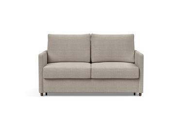 Neah 140 sovesofa med slim armlæn i 579 Kenya Gravel, set forfra