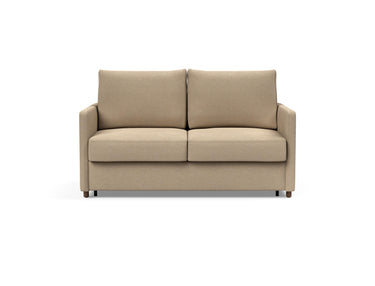 Neah 140 sovesofa med slim armlæn i 587 Phobos Mocha, set forfra
