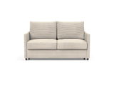 Neah 140 sovesofa med slim armlæn i 594 Corduroy Ivory, set forfra