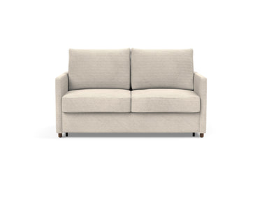 Neah 140 sovesofa med slim armlæn i 594 Corduroy Ivory, set forfra