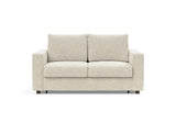 Neah 140 sovesofa med standard armlæn i 357 Taura Off White, set forfra