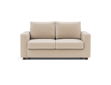 Neah 140 sovesofa med standard armlæn i 410 Esina Almond, set forfra