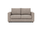Neah 140 sovesofa med standard armlæn i 472 Yuveno Warm Grey, set forfra