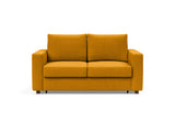 Neah 140 sovesofa med standard armlæn i 507 Elegance Burned Curry, set forfra