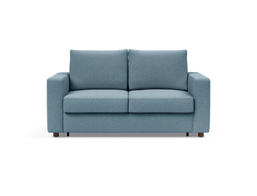 Neah 140 sovesofa med standard armlæn i 525 Mixed Dance Light Blue, set forfra