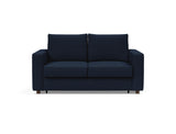 Neah 140 sovesofa med standard armlæn i 528 Mixed Dance Blue, set forfra