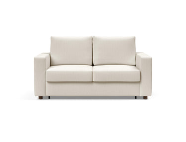 Neah 140 sovesofa med standard armlæn i 531 Bouclé Off White, set forfra