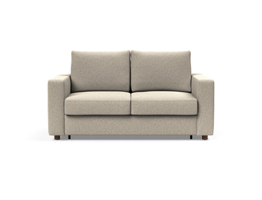 Neah 140 sovesofa med standard armlæn i 539 Bouclé Beige, set forfra