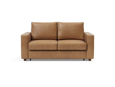 Neah 140 sovesofa med standard armlæn i 551 Faunal Brown, set forfra