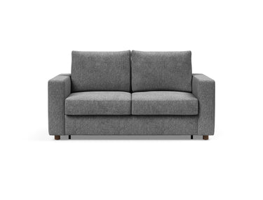 Neah 140 sovesofa med standard armlæn i 563 Twist Charcoal, set forfra