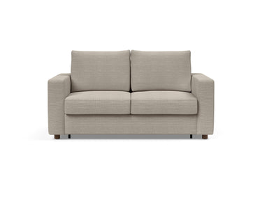 Neah 140 sovesofa med standard armlæn i 579 Kenya Gravel, set forfra