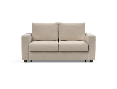 Neah 140 sovesofa med standard armlæn i 612 Blida Sand Grey, set forfra