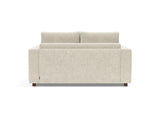 Neah 140 sovesofa med standard armlæn i 357 Taura Off White, set bagfra