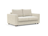 Neah 140 sovesofa med standard armlæn i 357 Taura Off White, set skråt forfra