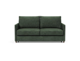 Neah 160 sovesofa med slim armlæn i 281 Avella Pine Green, set forfra