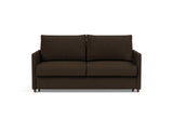 Neah 160 sovesofa med slim armlæn i 358 Taura Chocco, set forfra