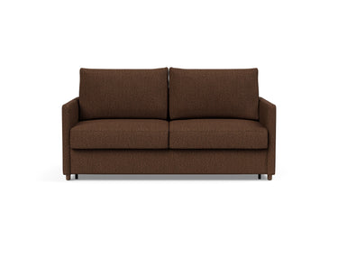 Neah 160 sovesofa med slim armlæn i 359 Taura Cappuccino, set forfra