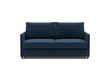 Neah 160 sovesofa med slim armlæn i 414 Esina Indigo Blue, set forfra