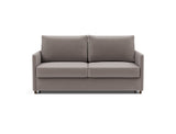Neah 160 sovesofa med slim armlæn i 418 Esina Truffle, set forfra