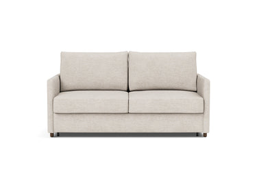 Neah 160 sovesofa med slim armlæn i 470 Yuveno Natural, set forfra