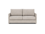 Neah 160 sovesofa med slim armlæn i 471 Yuveno Sand, set forfra