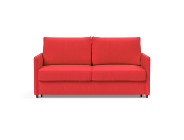 Neah 160 sovesofa med slim armlæn i 511 Elegance Red, set forfra